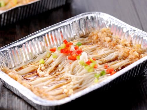 邦溪镇锡纸烤金针菇